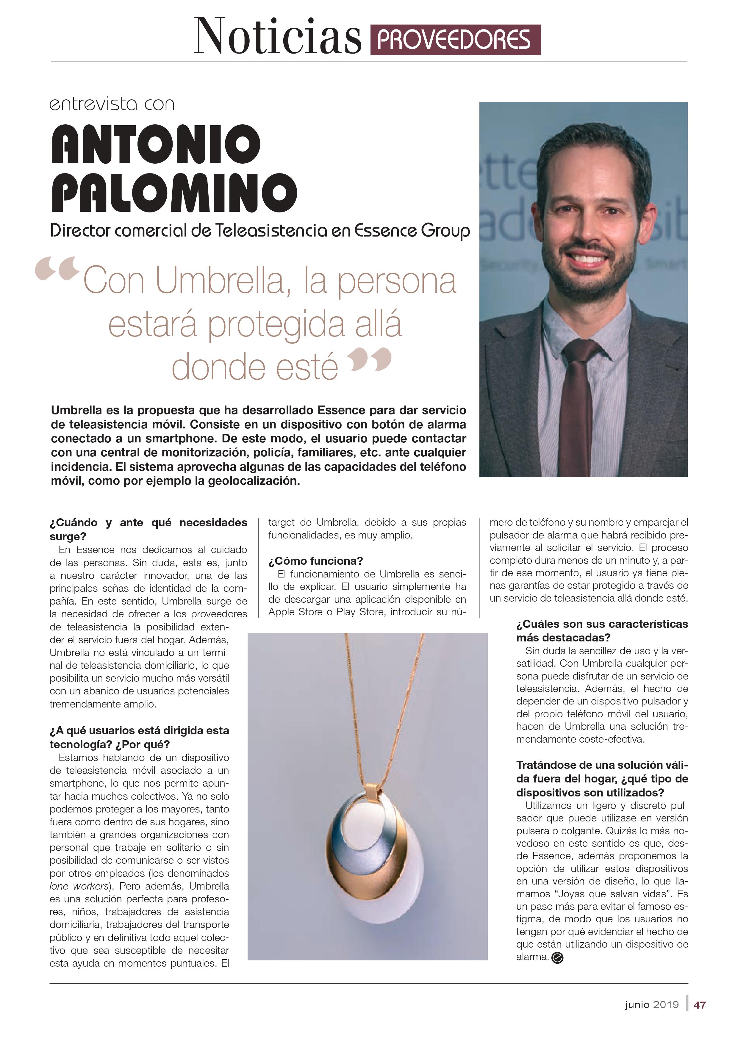 Entrevista al director comercial de Essence Group sobre teleasistencia avanzada